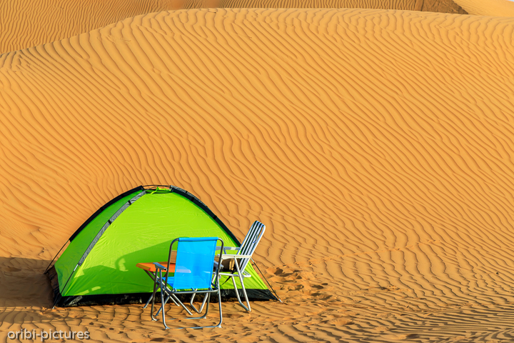 *Camping in den Dünen von Wahiba Sands*<br><br><br><br>