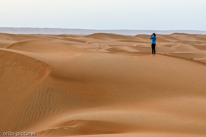 *Sonnenaufgang über den Dünen von Wahiba Sands*<br><br><br><br>