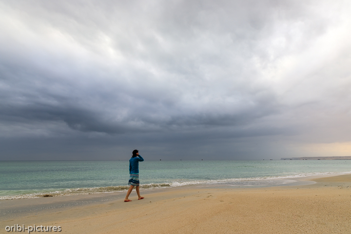 *Am Strand zwischen Duqm und Ras Madrakah*<br><br>ungefähr auf Höhe der Gemeinde Shuwayr<br><br>