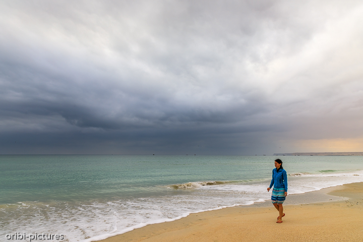 *Am Strand zwischen Duqm und Ras Madrakah*<br><br>ungefähr auf Höhe der Gemeinde Shuwayr<br><br>