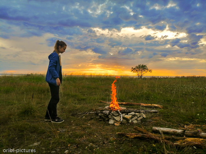 *Abendliches Feuer*<br><br><br><br>