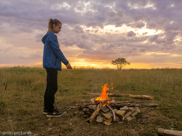 *Abendliches Feuer*<br><br><br><br>