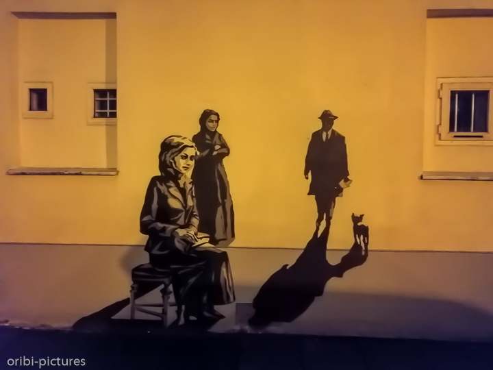 *Vilnius*<br><br>Gemälde an Hauswand<br><br>