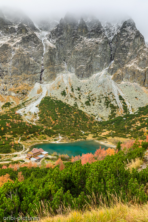 *Über die Felswand müssen wir rüber*<br><br>am Grünen See<br><br>