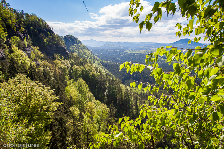 *Sächsisch-Böhmische Schweiz bei Hrensko*<br><br><br><br>